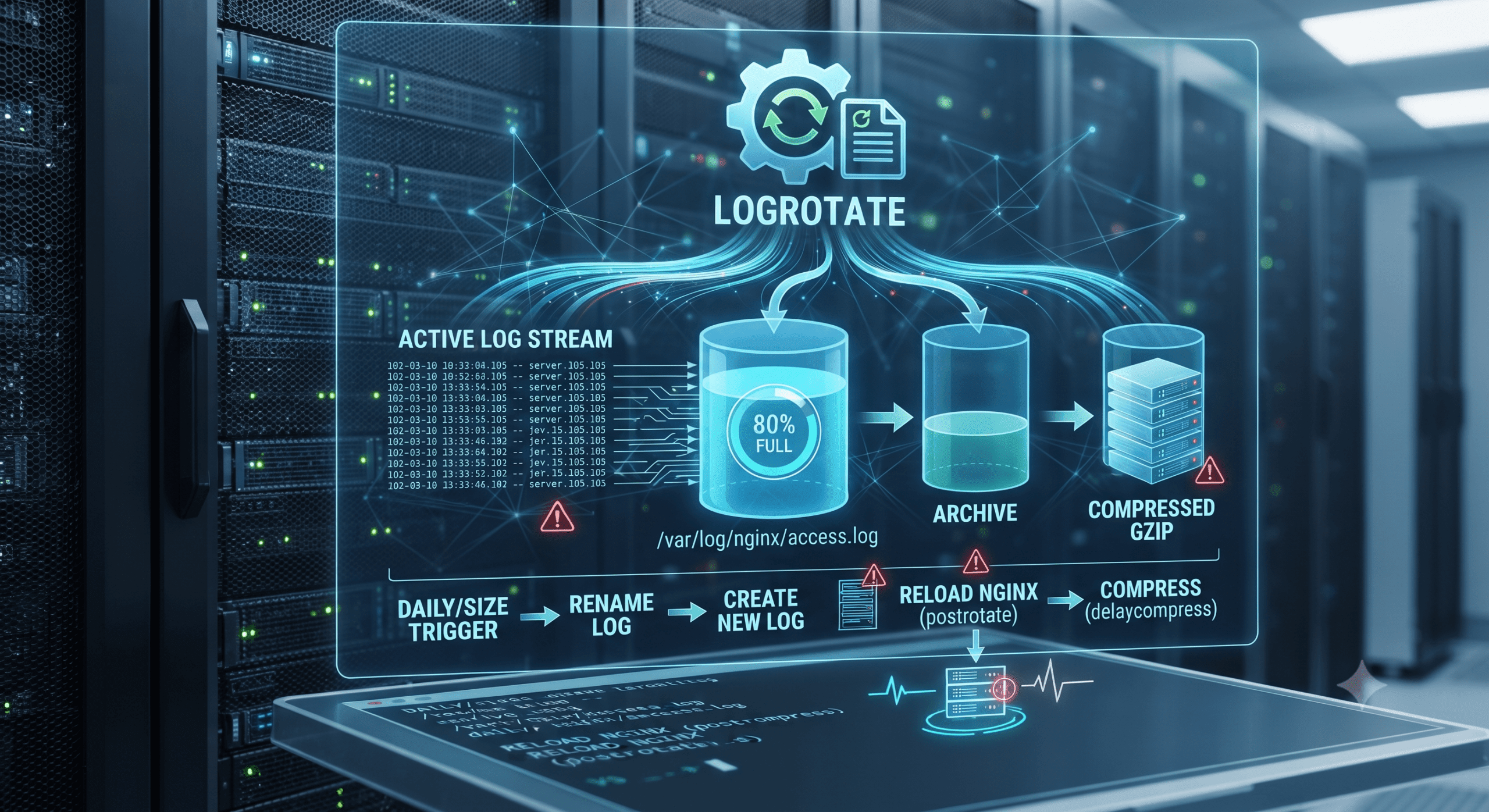 rotation de logs